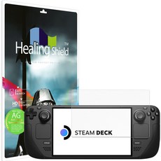 Healing Shield Valve Steam Deck 防眩光鋼化玻璃保護貼組, 1套, 單一商品