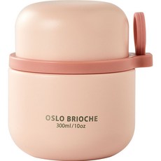 OSLO Brioche 316不鏽鋼食物罐, 粉紅色, 300ml, 1個