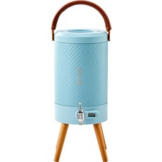 오슬로 스텐 304 이중진공 보온 보냉 트리 워터저그, 스카이블루, 1개