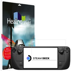 Healing Shield Valve Steam Deck 9H 螢幕保護鋼化玻璃膜組, 1套, 單一商品