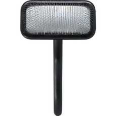 RIKEI IRIS 寵物針梳 M, 1個, 黑木紋