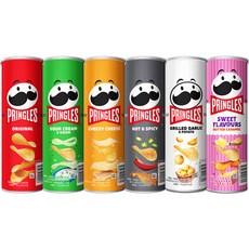 PRINGLES 品客 綜合洋芋片6罐組, 660g, 1組