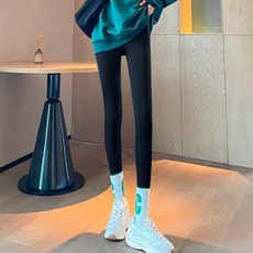 구디프 여성용 힙업 기모 레깅스