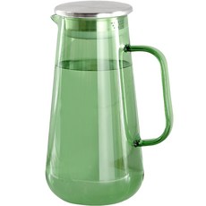 Ribbon J Flora 耐熱玻璃水壺, 1.5L, 綠色