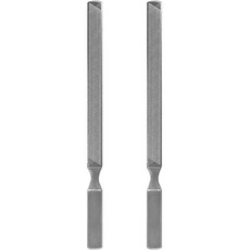 다크니스 스텐 손 발톱 정리 파일 대, 은색, 2개