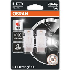 OSRAM 歐司朗 優質 LED 燈泡 2入, 1個, P27/7W, 紅色