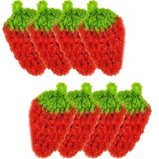 World Clean 厚實壓克力草莓菜瓜布, 1個, 8入