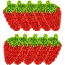 World Clean 厚實壓克力草莓菜瓜布, 1個, 10入