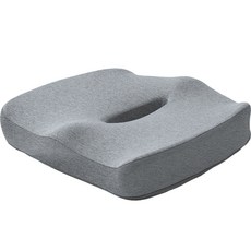 로이어 통기성 임산부 산모방석, 그레이, 1개