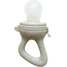 BEBEKIT 嬰幼兒食物咬咬袋, 1個, 沙奶油色