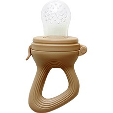 BEBEKIT 嬰幼兒食物咬咬袋, 1個, 駝棕色