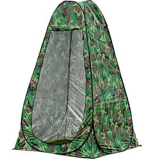 露營區移動式淋浴帳篷 120 x 190 cm, 1個, 軍事風