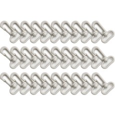 塑膠扣環 25mm, 淺灰色, 30個