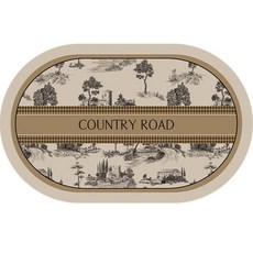 Dr. Living Store 牢不可破、可水洗矽藻土歐式廚房離型紙, 鄉村小路, 1入