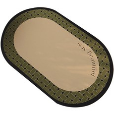 Hierly 高級橢圓形廚房浴室地墊, 03, 1個