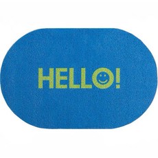 Higherly HELLO 地墊, 藍色