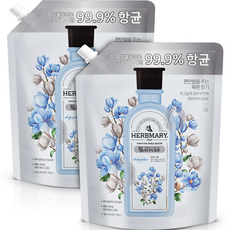 Herbmary 1848草本衣物柔軟精 深度放鬆木蓮香 補充包, 2個, 2L