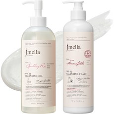 J Mela 大容量閃耀玫瑰卸妝油500ml+蛇蠍美人潔面泡沫500ml套組, 1套