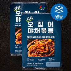 싱싱 오징어 야채 볶음 덮밥용 (냉동), 320g, 2개