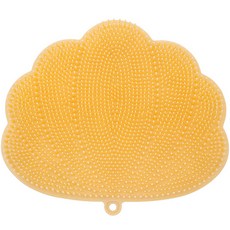 씨티컴퍼니 발 매트 브러쉬 옐로우, 1개입, 1개