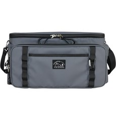 厚戶外新鮮午餐盒野餐保溫袋 40 x 19 x 22 厘米, 深灰色