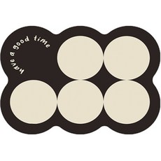 Witherhome 極簡美好時光乾爽地墊, 黑色, 1個