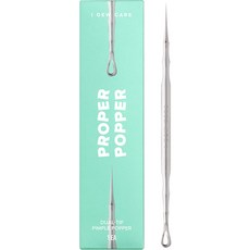 [純素美妝] I DEW CARE Proper Popper 雙頭粉刺夾, 1個, 銀色