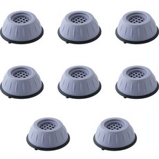 더자카 세탁기 방진 받침대 M, 그레이, 8개