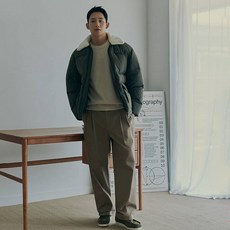 마인드브릿지 남성용 투턱와이드 팬츠 MXPT0151