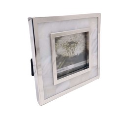 金屬框架簡約相框, 銀色, 1個