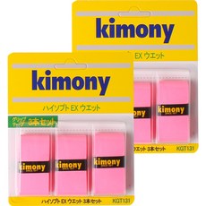 KIMONY HI-SOFT EX 握把布 KGT131 6入, 粉紅色, 2個