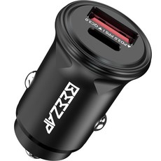 BEEZAP 48W 雙C&A型車用充電器, 黑色, BZD48