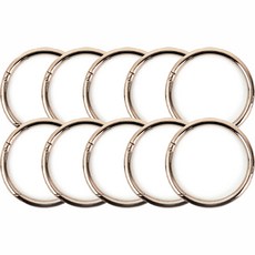 開口式 O 型環 62mm, 10個, 銀色