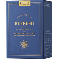 Flure清爽薄荷茶三角茶包, 5包, 1g