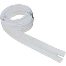 3호 나일론 롤지퍼 90cm, 화이트, 1개