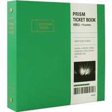 Indigo Prism Ticket Collect Book VER 2 112 口袋, 蘋果綠, 28張