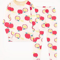 mollimelli friends 兒童Ppom Ppom莫代爾內衣 長袖T恤 + 長褲套裝