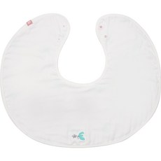 Bamboo bebe 圖案印花胸前口水巾, 薄荷綠, 1入, 1個
