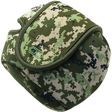 CK / 電動卷線器盒 / 3000號中號黑色迷彩電動卷線器袋 / 完整保護珍貴卷線器 / 無需拆線即可使用, 迷彩（右手）