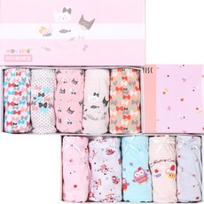 CHARACTOPIA 女童三角內褲 蝴蝶結貓5款 + 蛋糕貓頭鷹5款組合