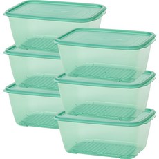 EASY&FREE 堅固Wave Keep冷凍庫整理盒 3000ml, 1套, 6入