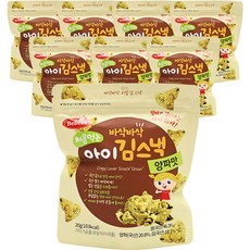 Bebest 孩童海苔脆餅, 洋蔥口味, 20g, 8包