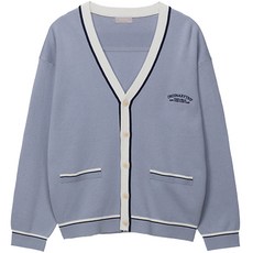 Mind Bridge 男款MAB拼色寬鬆開襟衫 MXCD2150