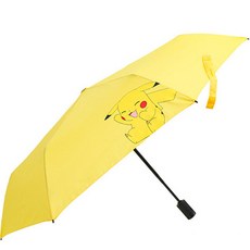 포켓몬스터 55스마일 3단 자동우산
