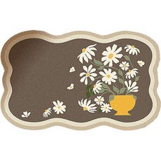 Highery 摩登花朵腳踏墊 40 x 60 cm, 05, 1個