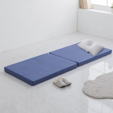 아지오텍스 접이식 메모리폼 매트리스 5cm 멀티싱글 2단 + 베개 일체형 세트