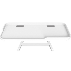 디트리 리모콘 공유기 셋톱박스 정리 받침대 배선형 화이트, 1개