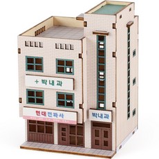 YoungModeler 英工房 往日時光迷你朴內科立體拼圖, 混合色