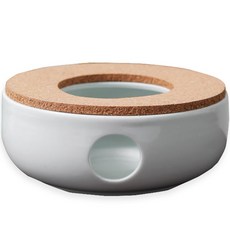 JNJ 軟木墊 茶爐 暖茶器 加厚軟木蓋, 1個, 太陽白