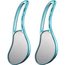 손잡이 뒤꿈치 관리 발 각질제거기 블루, 1개입, 2개